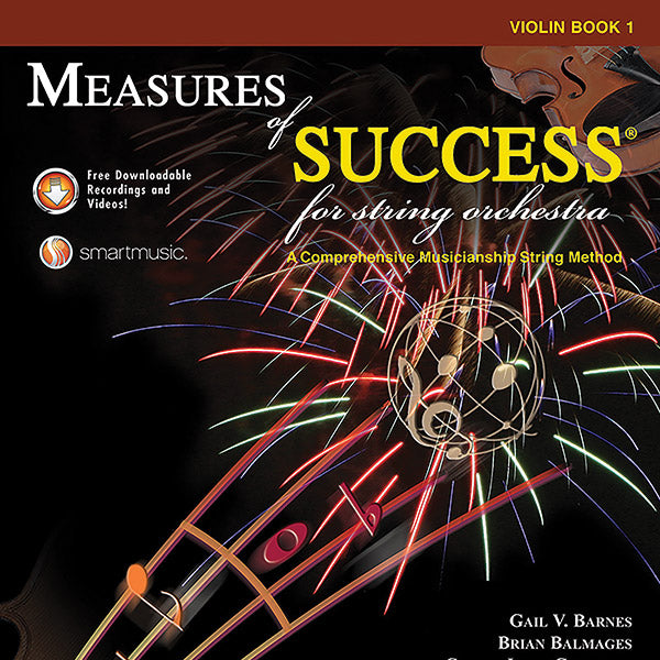 Measures of Success for String Orchestra-Violin Book 1 Cover Image
