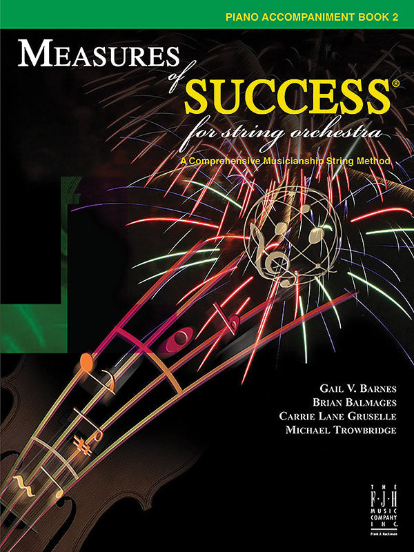 Measures of Success for String Orchestra-Piano Accompaniment-Book 2 Cover Image