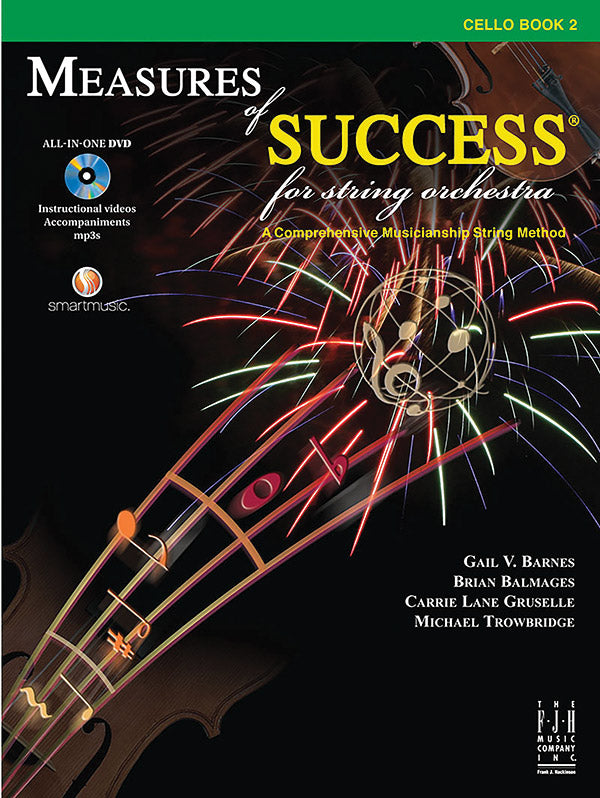 Measures of Success for String Orchestra-Cello Book 2 Cover Image