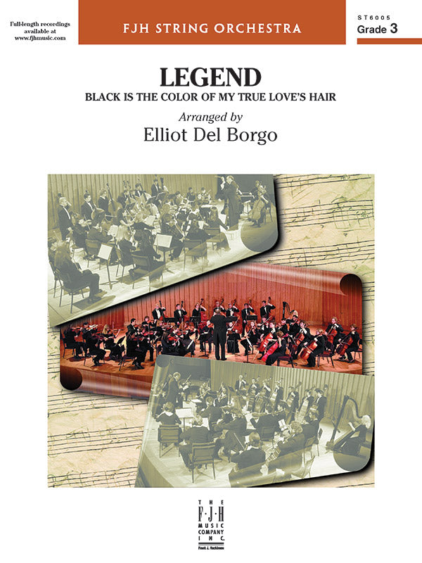 Legend: Optional Violin 3 (Viola) Sheet Music Preview