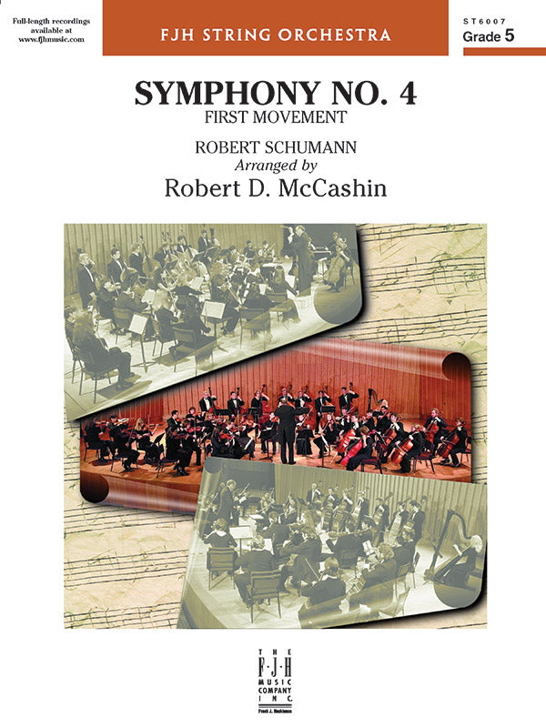 Symphony No. 4 (First Movement) Sheet Music Preview