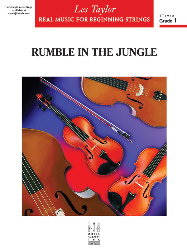 Rumble in the Jungle: (Opt.) Shaker / Maracas /Cowbell Sheet Music Preview