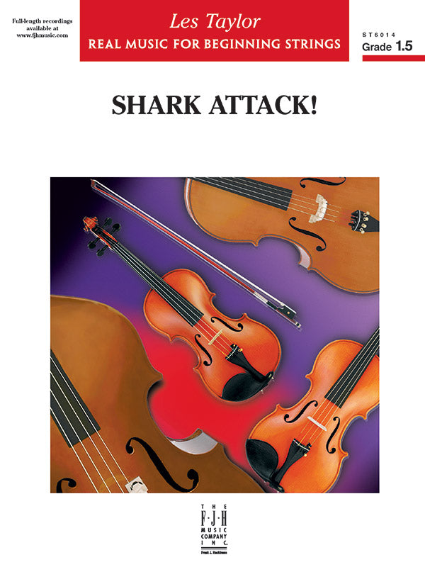 Shark Attack!: Piano Sheet Music Preview