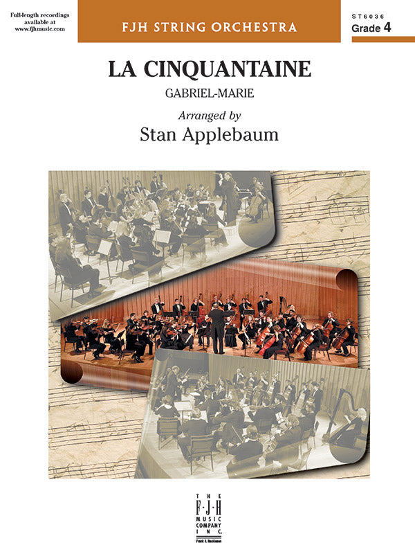 La Cinquantaine: Violin 1 Sheet Music Preview