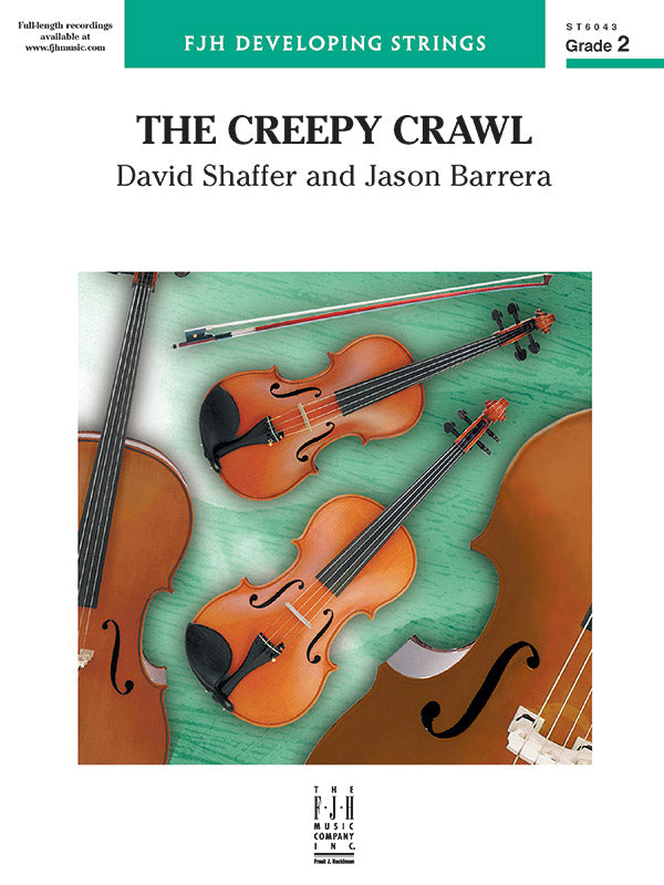 The Creepy Crawl: Violin 2 Sheet Music Preview