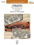 Andante from Symphony No. 5 Cover Image