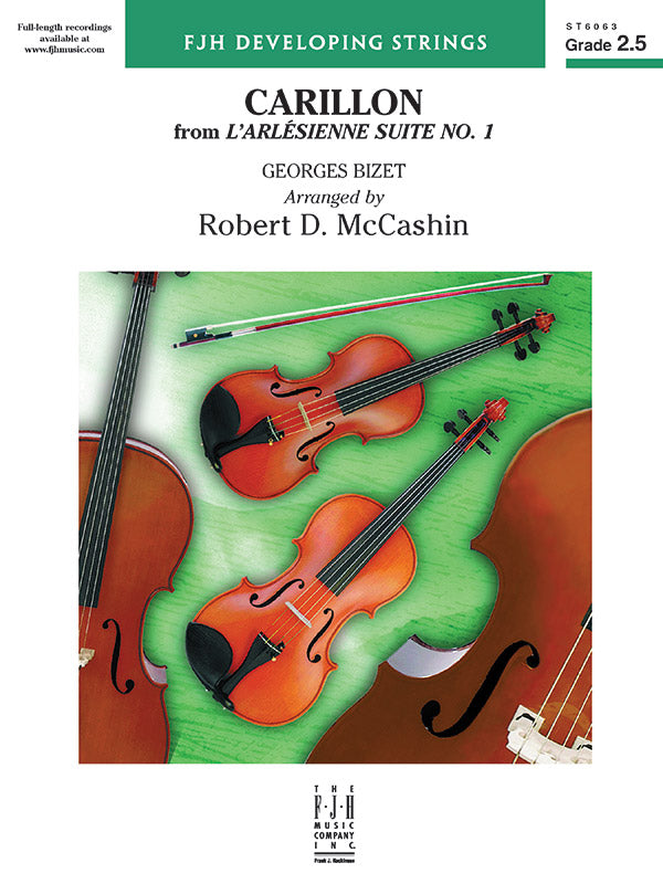 Carillon from L'arlesienne Suite No. 1: Rehearsal Piano Sheet Music Preview