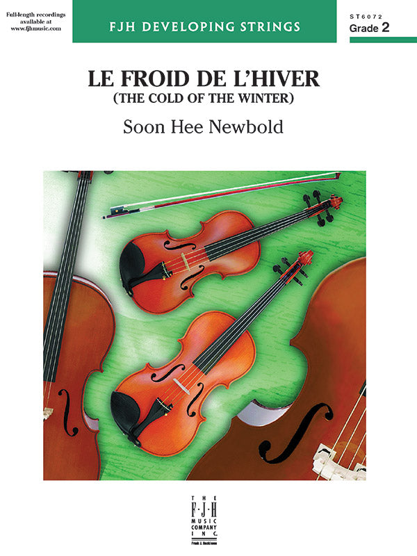 Le froid de l'hiver (The Cold of the Winter) Sheet Music Preview