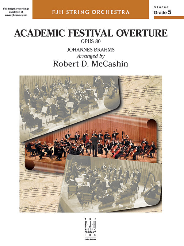 Academic Festival Overture, Opus 80 Sheet Music Preview