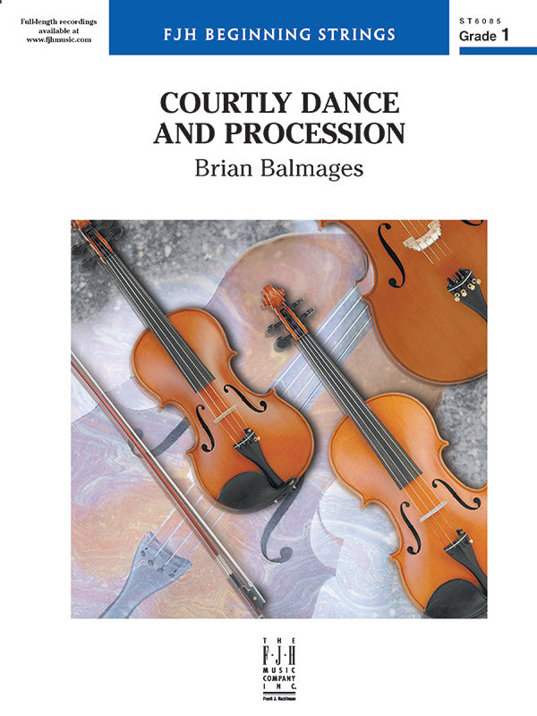 Courtly Dance and Procession: Score Sheet Music Preview