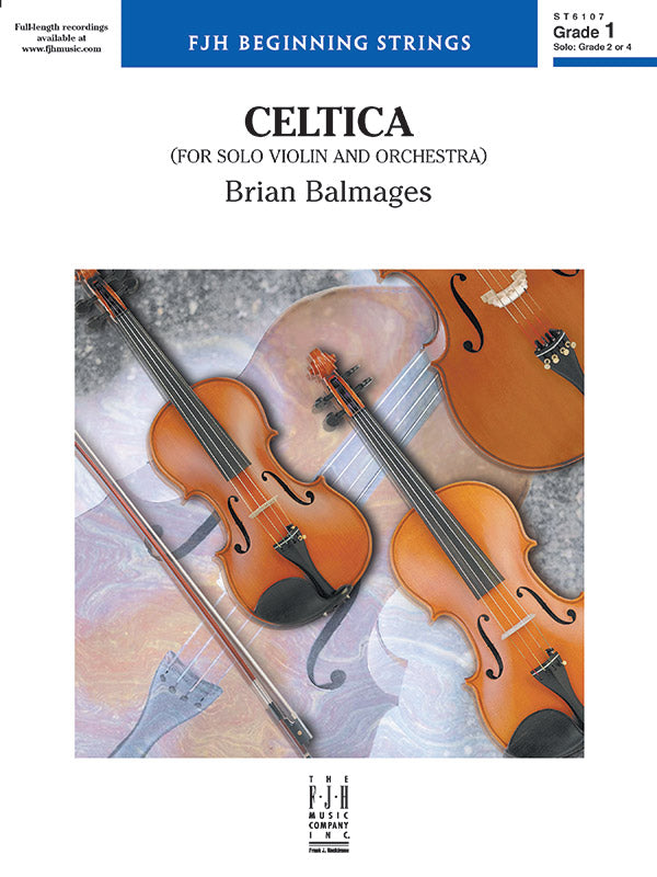 Celtica (for Solo Violin and String Orchestra): Viola Sheet Music Preview