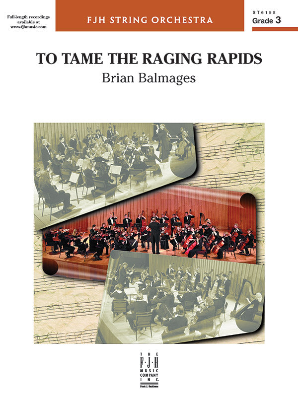 To Tame the Raging Rapids: Double Bass Sheet Music Preview