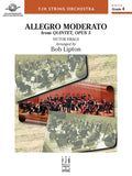 Allegro Moderato from Quintet, Opus 5 Cover Image