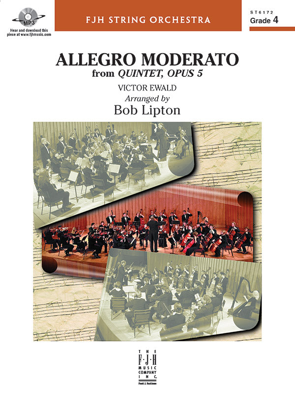 Allegro Moderato from Quintet, Opus 5 Sheet Music Preview