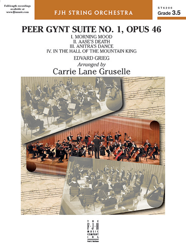 Peer Gynt Suite No. 1, Op. 46: Score Sheet Music Preview