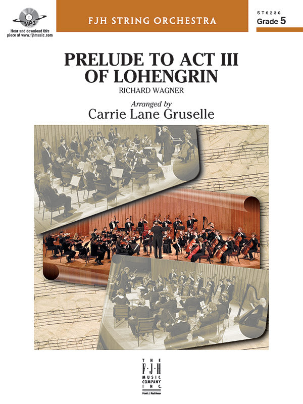 Prelude to Act III of Lohengrin: Violin 1 Sheet Music Preview