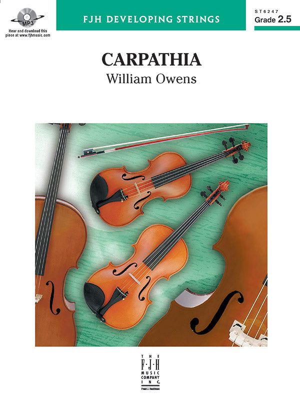 Carpathia: Violin 2 Sheet Music Preview
