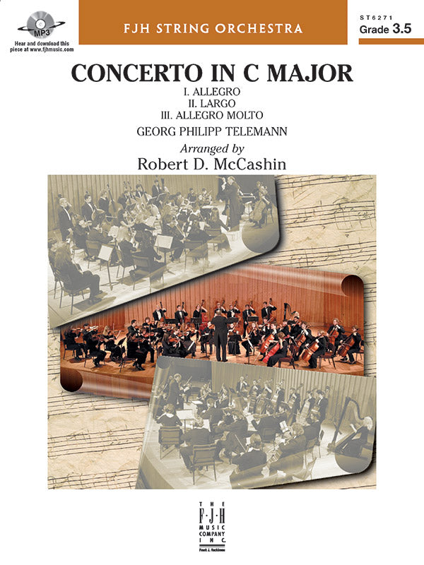 Concerto in C Major: Violin 2 Sheet Music Preview