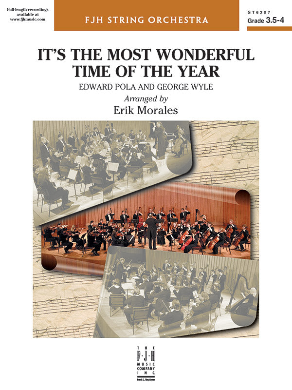 It's the Most Wonderful Time of the Year: Score Sheet Music Preview
