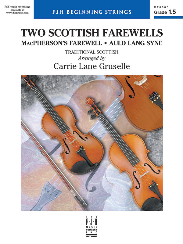 Two Scottish Farewells Sheet Music Preview