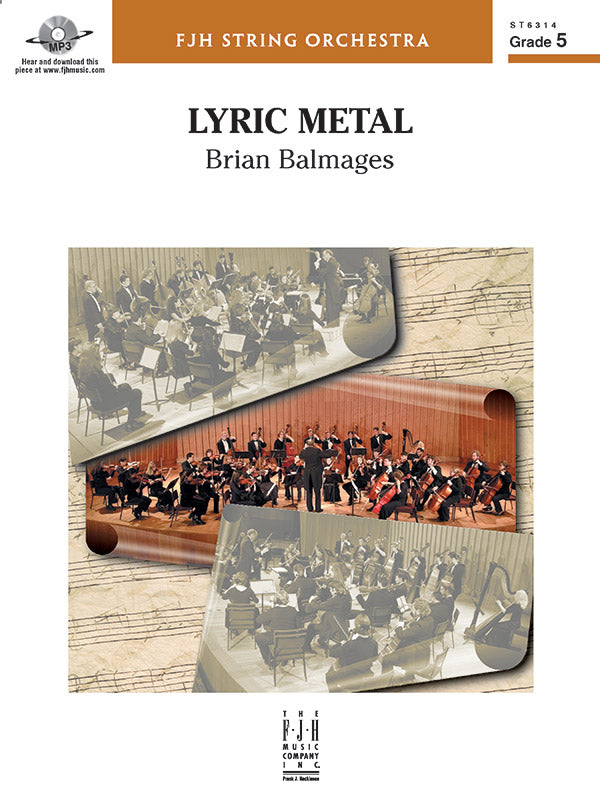 Lyric Metal Sheet Music Preview