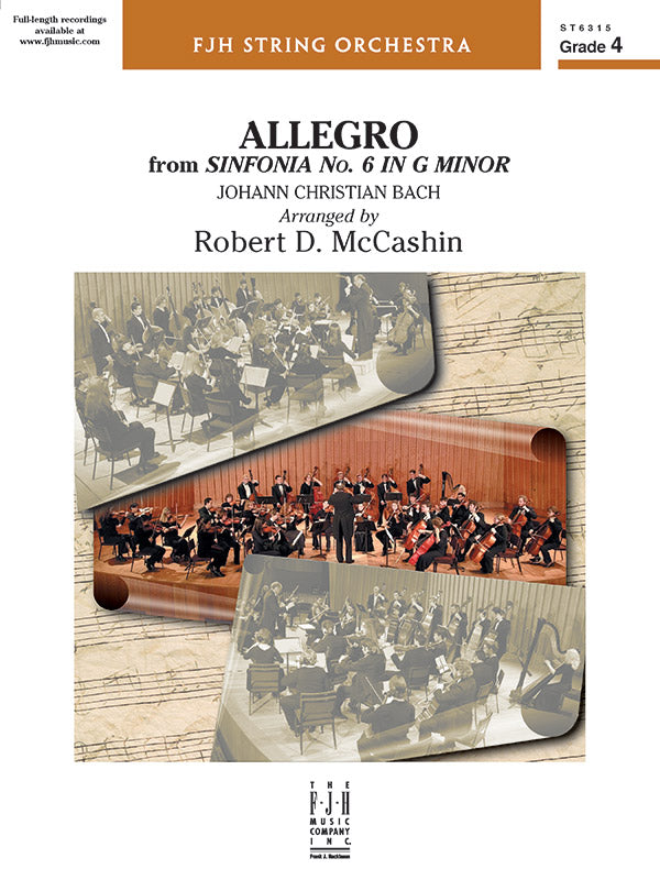 Allegro from Sinfonia No. 6 Cover Image