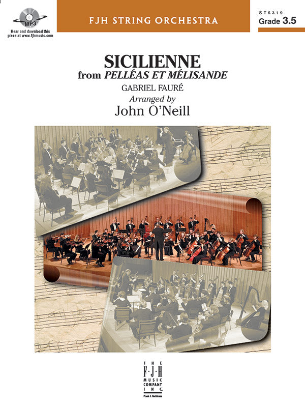 Sicilienne: Violin 3 (Viola T.C.) Sheet Music Preview