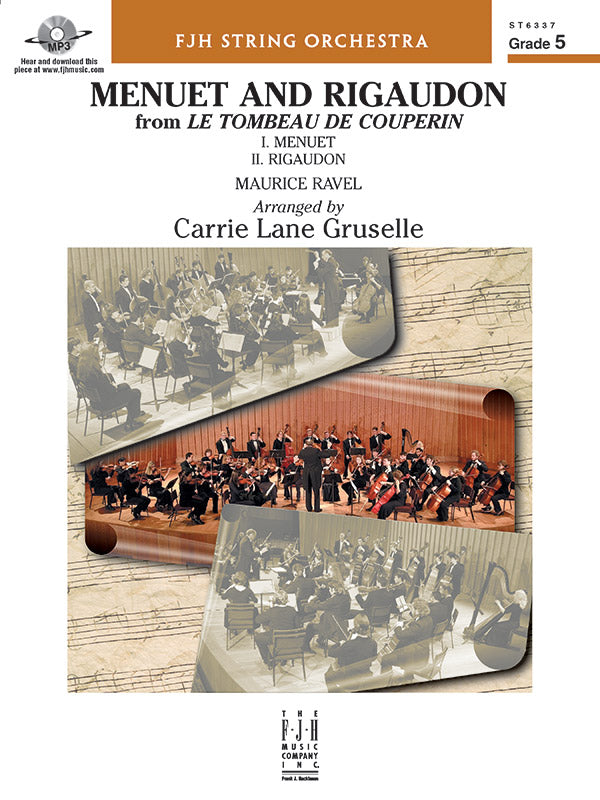 Menuet and Rigaudon Sheet Music Preview