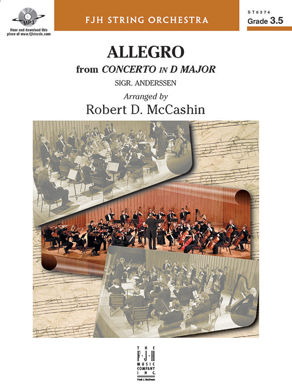 Allegro from Concerto in D Major Cover Image