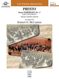 Presto from Symphony No. 1 Cover Image