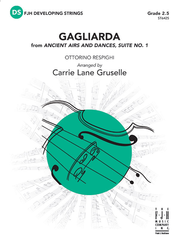 Gagliarda: Double Bass Sheet Music Preview