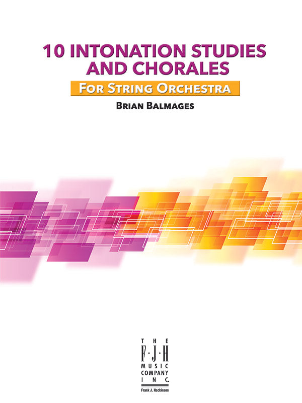 10 Intonation Studies and Chorales: Violin Sheet Music Preview