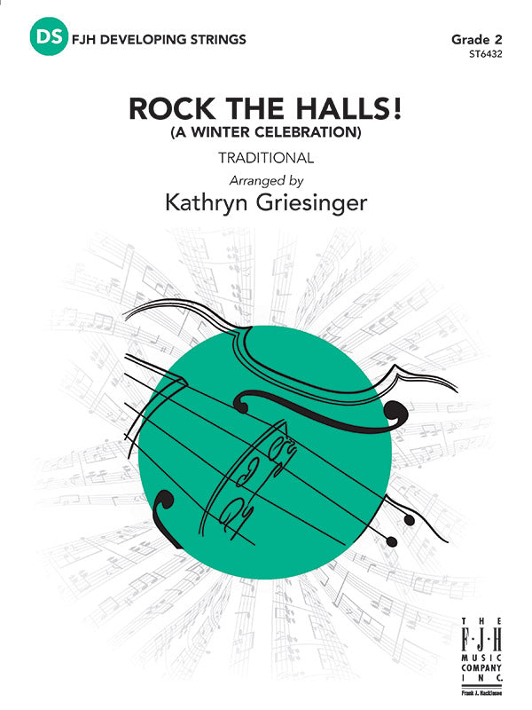 Rock The Halls!: Double Bass Sheet Music Preview