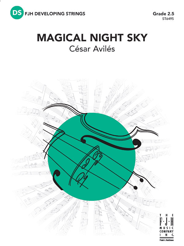 Magical Night Sky: Violin 2 Sheet Music Preview