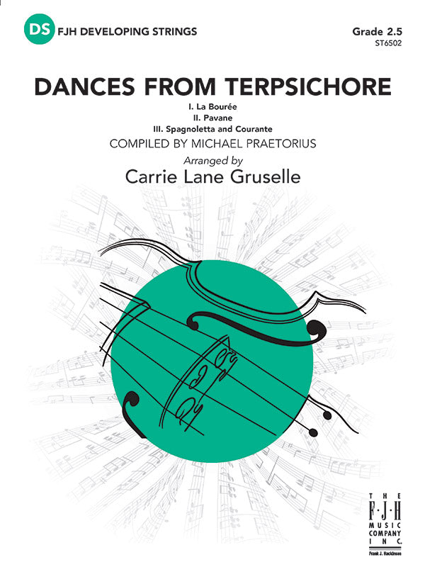 Dances from Terpsichore: Double Bass Sheet Music Preview