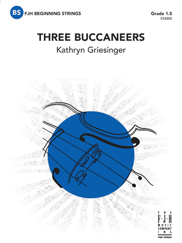 Three Buccaneers: Violin 1 Sheet Music Preview