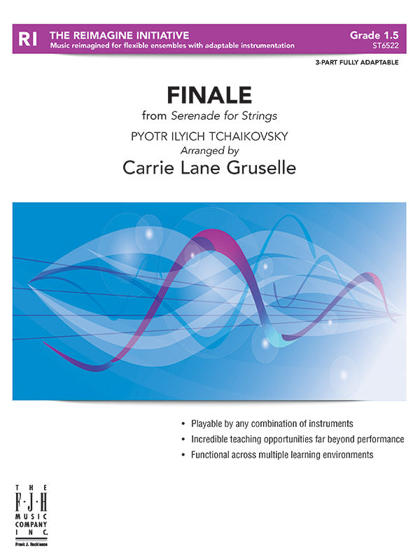 Finale (From Serenade for Strings): Piano/Guitar Sheet Music Preview