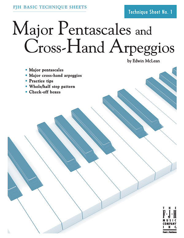 Major Pentascales and Cross-Hand Arpeggios Cover Image