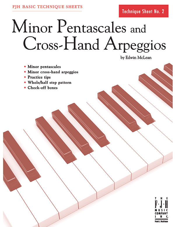 Minor Pentascales and Cross-Hand Arpeggios Sheet Music Preview