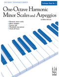 One-Octave Harmonic Minor Scales and Arpeggios Cover Image