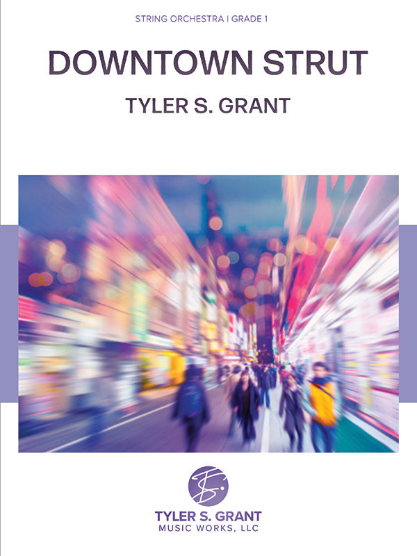 Downtown Strut: Viola Sheet Music Preview