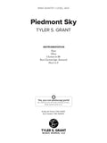 Piedmont Sky Cover Image