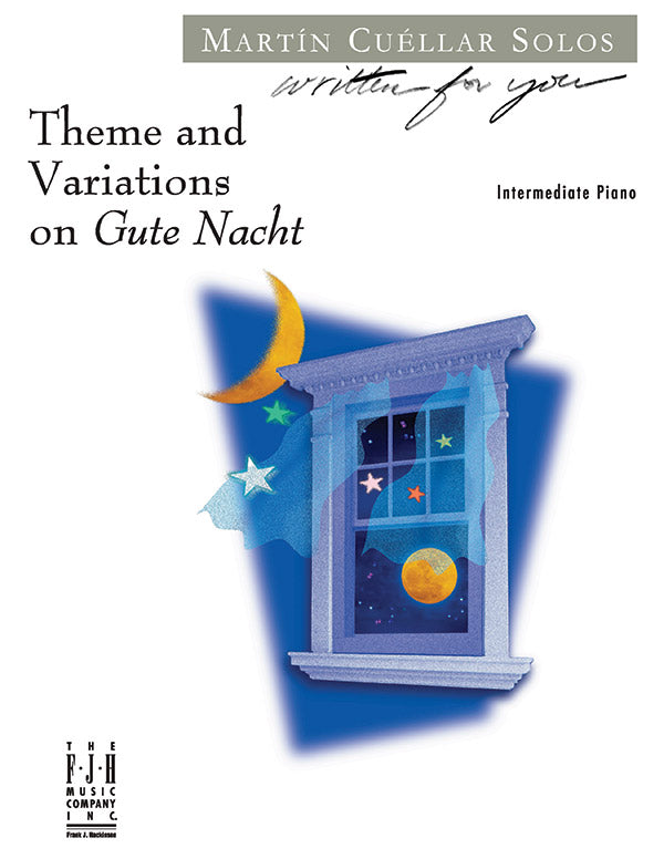Theme and Variations on Gute Nacht Sheet Music Preview