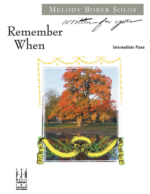 Remember When Sheet Music Preview