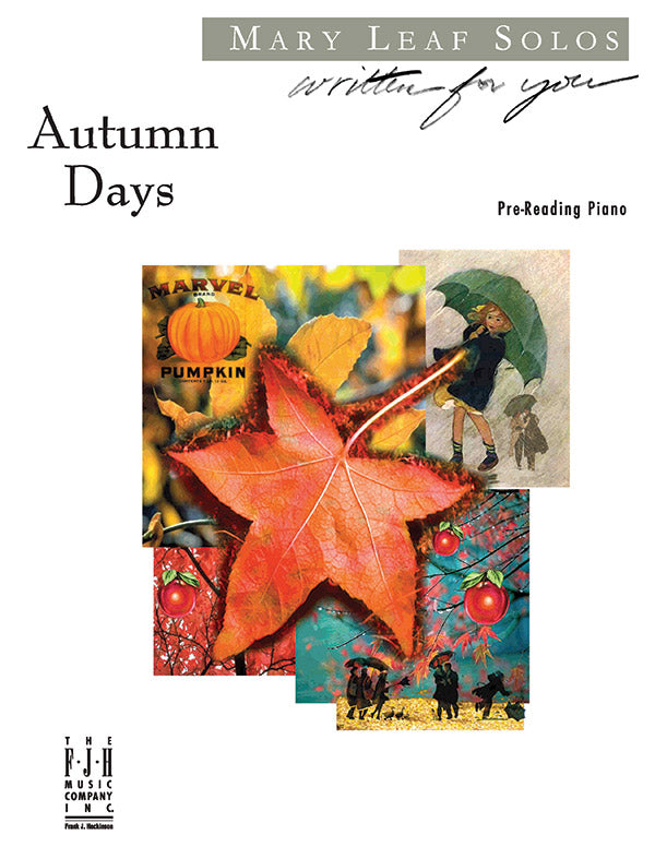 Autumn Days Sheet Music Preview