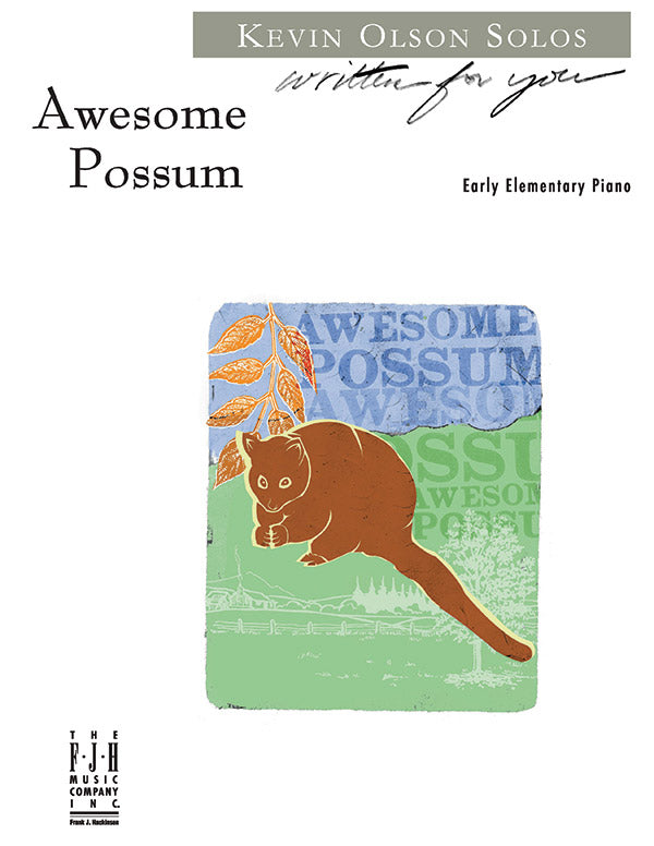 Awesome Possum Sheet Music Preview