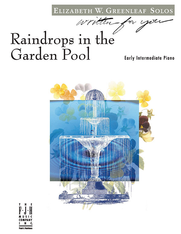 Raindrops in the Garden Pool Sheet Music Preview
