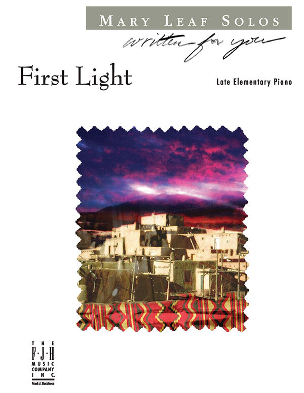 First Light Sheet Music Preview