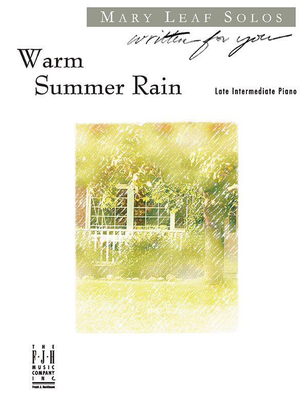 Warm Summer Rain Sheet Music Preview