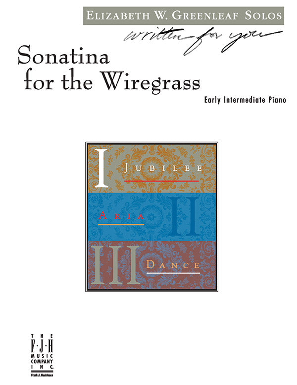 Sonatina for the Wiregrass Cover Image
